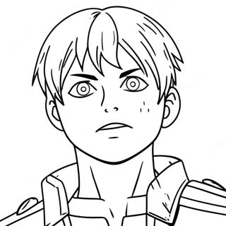 Pagini De Colorat Cu Eren Yeager In Forma De Titan 124148 58296