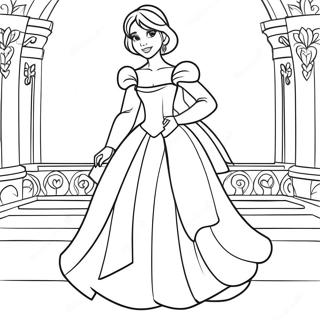 Pagina De Colorat Frumoasa Printesa Anastasia 124562-58707