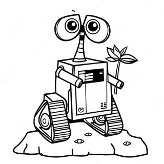 Wall-E Pagini de colorat