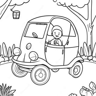 Pagina De Colorat Cu Buggy Huggy Din Garten Of Banban 4 124792-58882