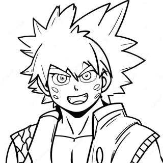 Pagina De Colorat Cu Bakugo 125333-59304