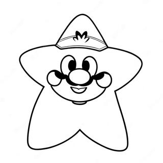 Steaua Mario Pagini de colorat