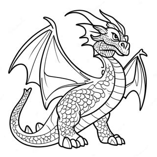 Dragon De Foc Majestic Pagina De Colorat 125539-59466