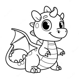 Dragon De Foc Dragut Pagina De Colorat 125541-59476