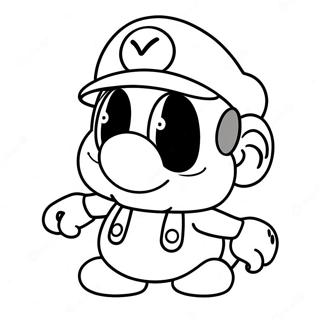 Cappy Mario Odyssey Desene De Colorat