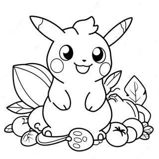 Pokemon De Ziua Recunostintei Pagina De Colorat 125590-59502