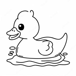 Rata Din Hartie Amuzanta Inotand Desen De Colorat 125644-59549