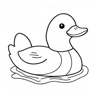 Rata Din Hartie Amuzanta Inotand Desen De Colorat 125644-59550