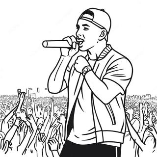 Pagini De Colorat Cu Eminem In Concert 125800 59673
