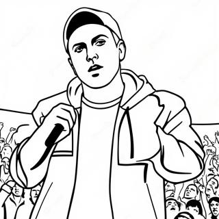 Pagini De Colorat Cu Eminem In Concert 125800 59676
