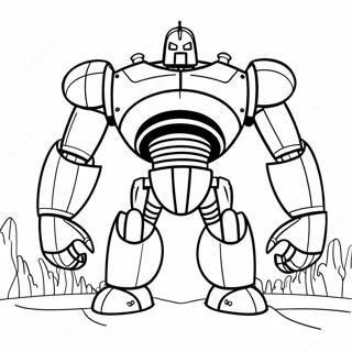 Gigantul De Fier Aventuros Pagina De Colorat 126215 59997