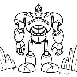 Gigantul De Fier Aventuros Pagina De Colorat 126215 59998