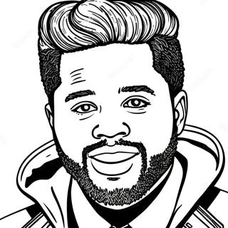 The Weeknd Desene De Colorat