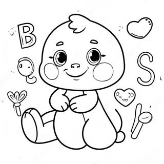 Pagini De Colorat Cu Alfabetul Dragut Pentru Baby Shower 126754-60407