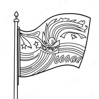 Pagini De Colorat Cu Steagul Traditional Al Columbiei 127092-60680