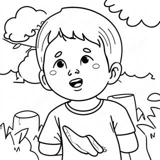 Pagini De Colorat Cu Copilul Curajos Impotriva Bullying Ului 127220-60777