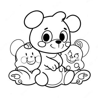 Pagina De Colorat Cu Personaje Bebeluse Disney Adorabile 127554-61029