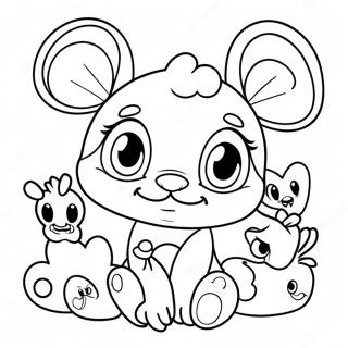 Pagina De Colorat Cu Personaje Bebeluse Disney Adorabile 127554-61031