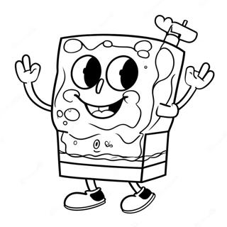 Spongebob Și Prietenii Desene De Colorat