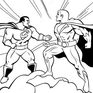 Pagini De Colorat Cu Black Adam Vs Shazam 128097 61587