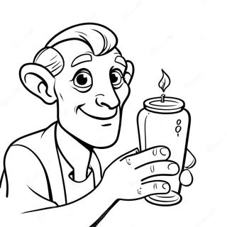 Pagini De Colorat Cu Bfg Tinand Un Borcan De Visuri 128147-61618