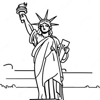 Pagini De Colorat Cu Statuia Libertatii 128323-61751