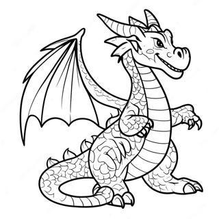 Pagini De Colorat Cu Maestrul Dragonului Puternic Si Dragonul 128430-61846