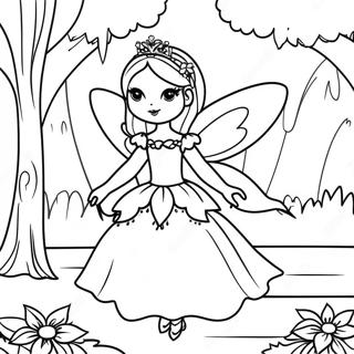 Pagini De Colorat Cu Zana Gotica Eleganta In Padure 128533 61921