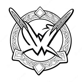 Pagini De Colorat Cu Logo Ul Indraznet Wwe 128584-61958