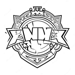 Pagini De Colorat Cu Logo Ul Indraznet Wwe 128584-61959