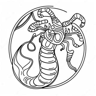 Pagina De Colorat Cu Semnul Zodiacal Scorpion 128764-62091