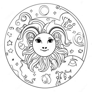 Pagini De Colorat Cu Semnele Zodiacului 128843-62153