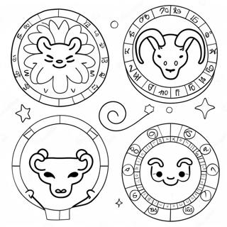 Pagini De Colorat Cu Semnele Zodiacului 128843-62154