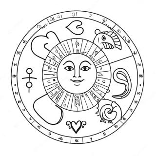Pagini De Colorat Cu Horoscopul Mistic 128845-62161