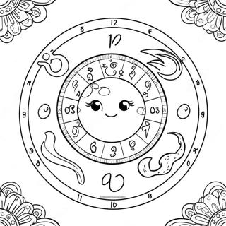Pagini De Colorat Cu Horoscopul Mistic 128845-62164