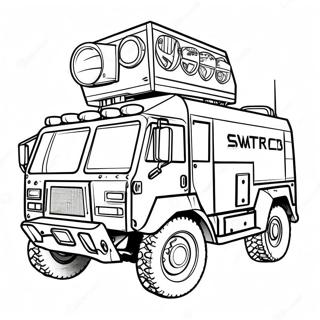 Camion Swat Desene De Colorat