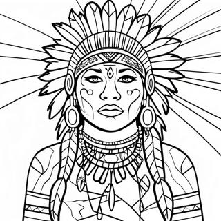 Pagini De Colorat Cu Indigeni 128893-62190