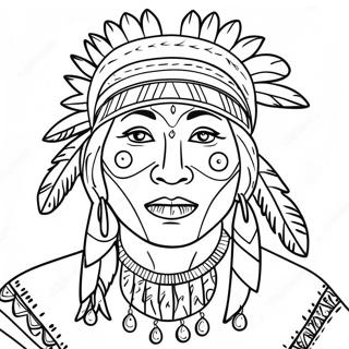 Pagini De Colorat Cu Indigeni 128893-62191