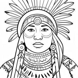 Pagini De Colorat Cu Indigeni 128893-62192
