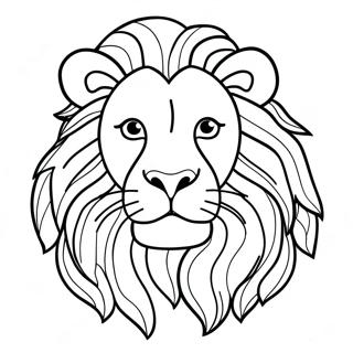 Pagini De Colorat Cu Leul Curajos 129074 62341