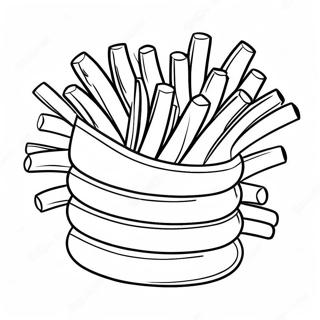 Pagini De Colorat Cu Cartofi Prajiti Crocanti Aurii 129123 62376
