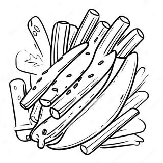 Pagini De Colorat Cu Cartofi Prajiti Picante 129125 62382