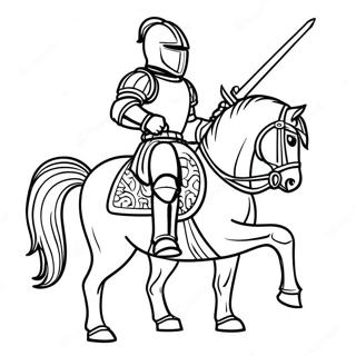 Pagini De Colorat Cu Cavalerul Regal 129151 62406