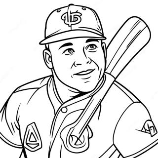 Mike Trout Desene De Colorat