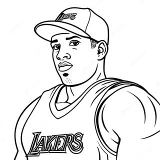 Lakers Desene De Colorat