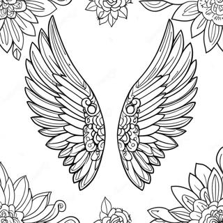 Pagina De Colorat Cu Aripi 129402-62592