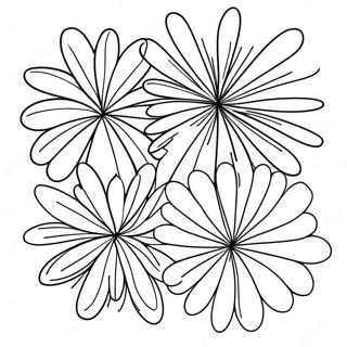 Pagina De Colorat Cu Un Spectacol De Artificii Colorate 129455 62638