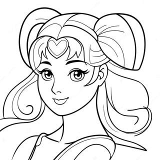 Prințesa Serenity Sailor Moon Desene De Colorat