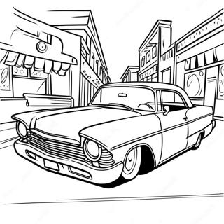 Pagini De Colorat Chicano Lowrider Vibrant 129842 62942