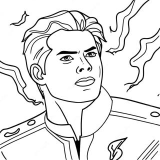 Pagini De Colorat Jackson Storm Cu Fulgere 129894-62982